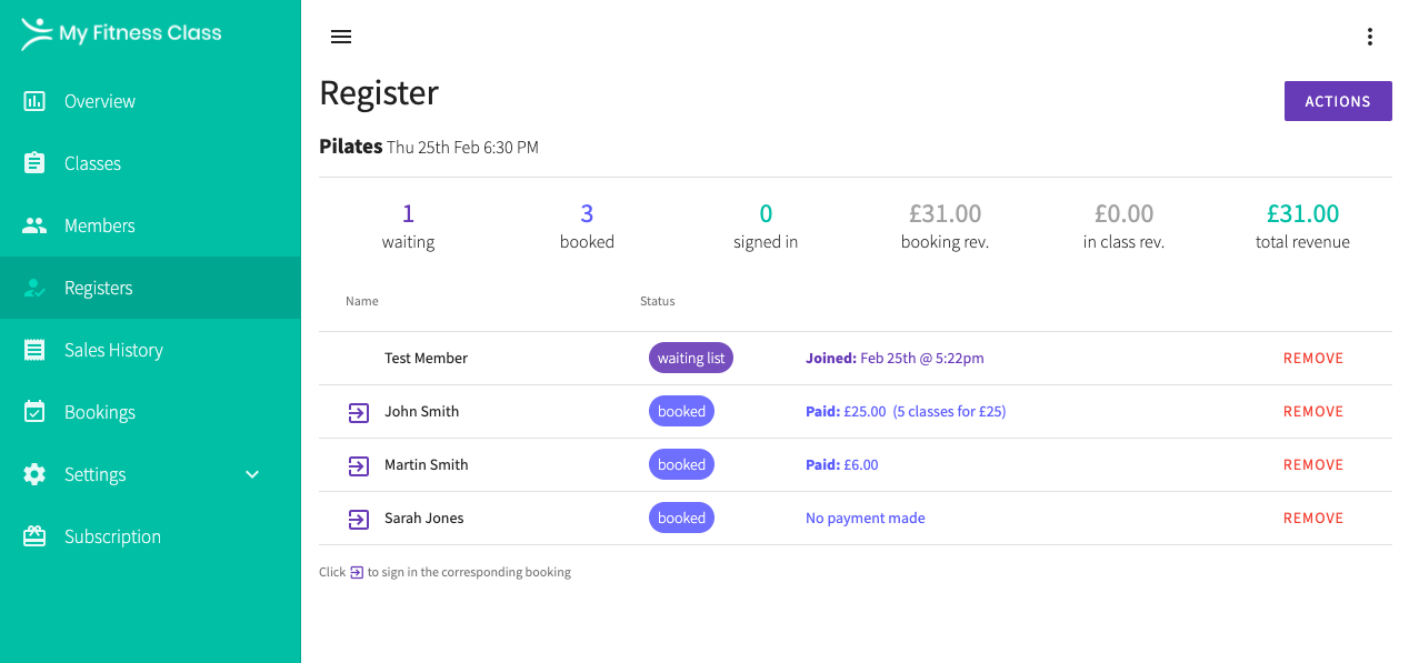 register waiting list